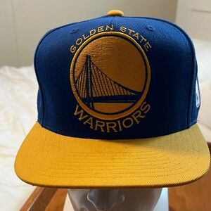 Golden State Warriors Blue and Yellow Snapback Hat